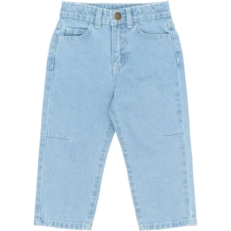 The New Siblings Light Blue Denim Tnstsilvio Barrel Fit Jeans 1