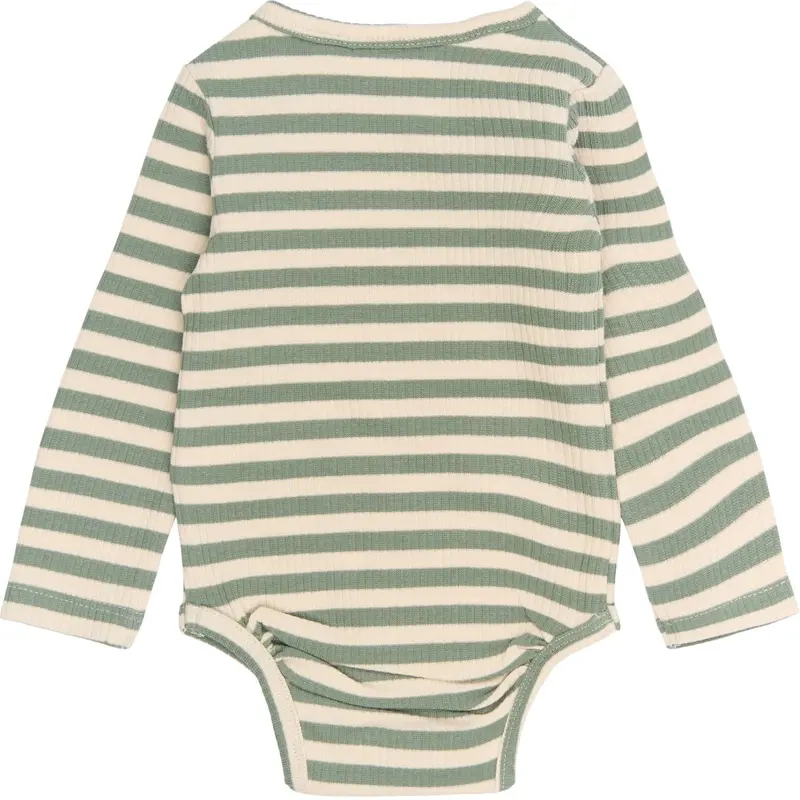 The New Siblings Lily Pad Striped Fro L_S Rib Body 3