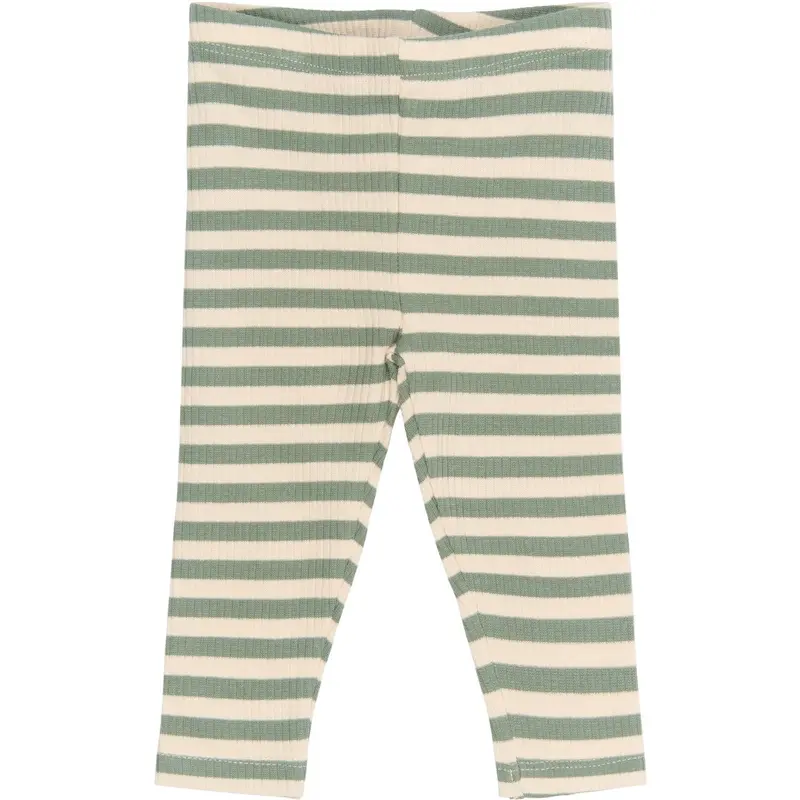 The New Siblings Lily Pad Striped Fro Rib Leggings 1