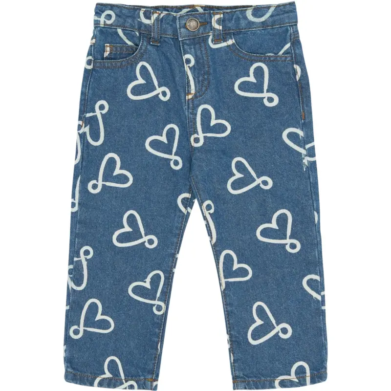 The New Siblings Medium Blue Denim Aop Tnstshea Regular Fit Jeans 1