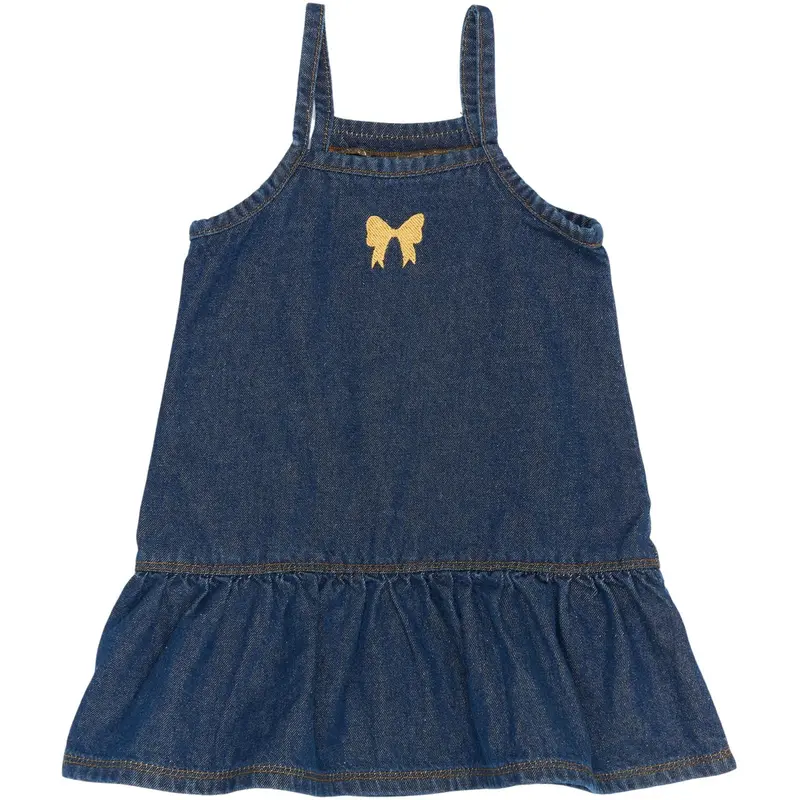 The New Siblings Medium Blue Denim Raya Strap Denim Dress 1