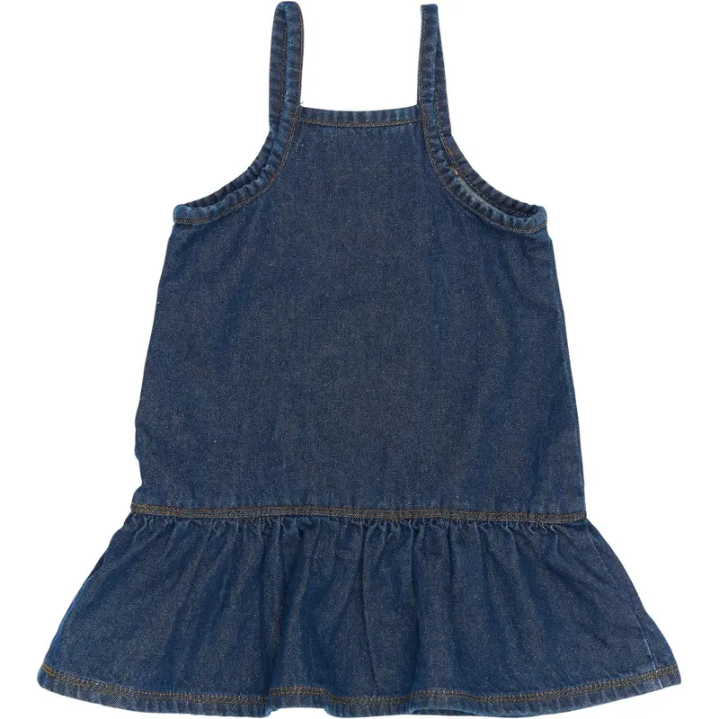 The New Siblings Medium Blue Denim Raya Strap Denim Dress 3