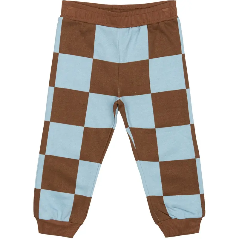 The New Siblings Toffee Check Tnstpaulie Sweatpants 1