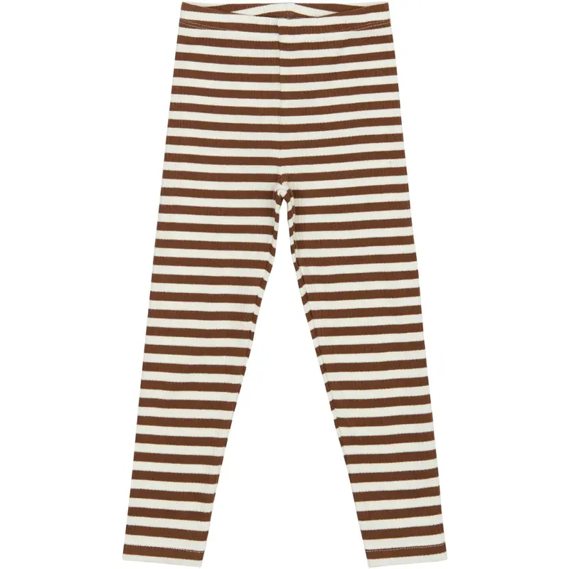 The New Siblings Toffee Striped Fro Rib Leggings 1