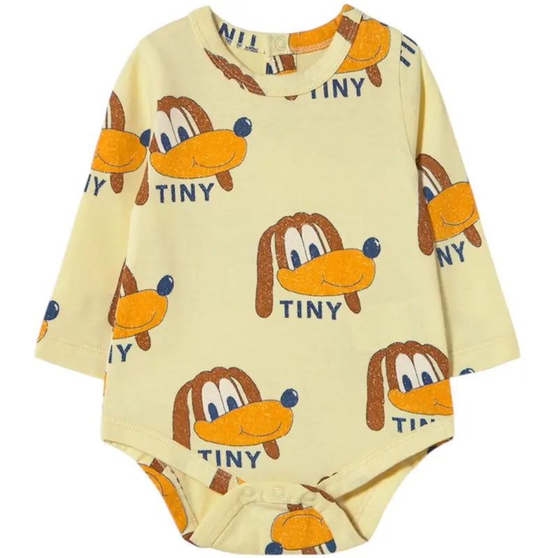 Tinycottons Dusty Yellow Dogs Body 1