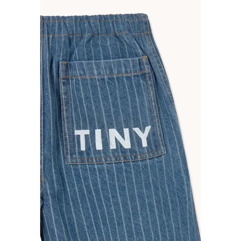 Tinycottons Light Wash Denim Stripes Denim Pant 2
