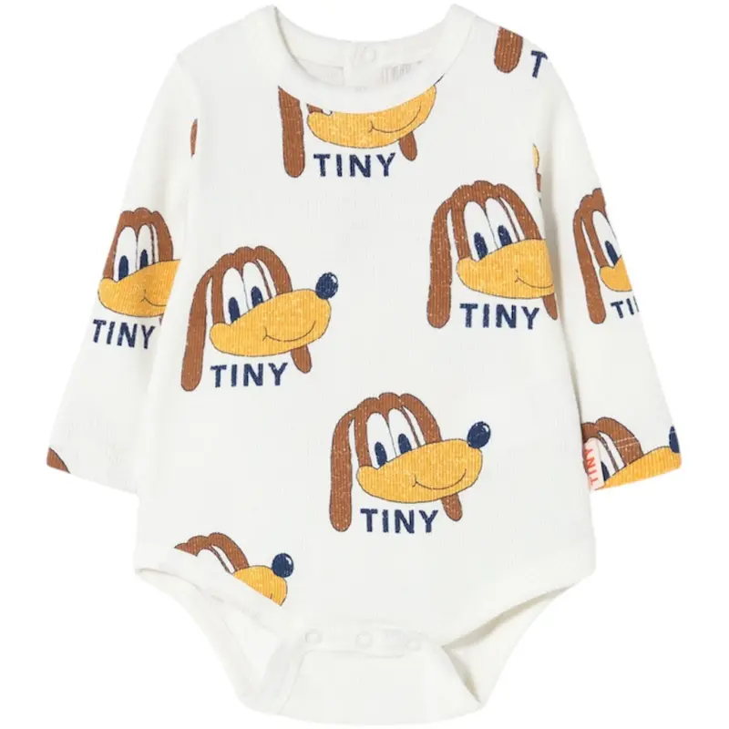 Tinycottons Off-White Dogs Rib Body 1