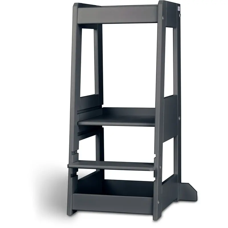 Tissi® Grey Laquer Felix Learning Tower Solid Beech 1