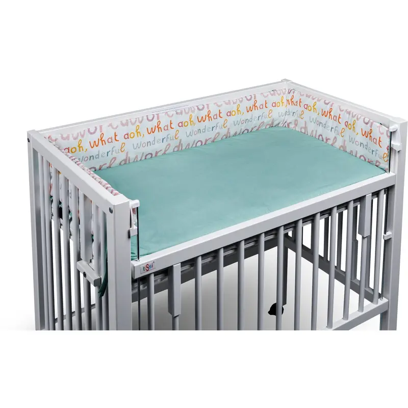 Tissi® Mint Wonderful World Maxi Bed Bumper 1