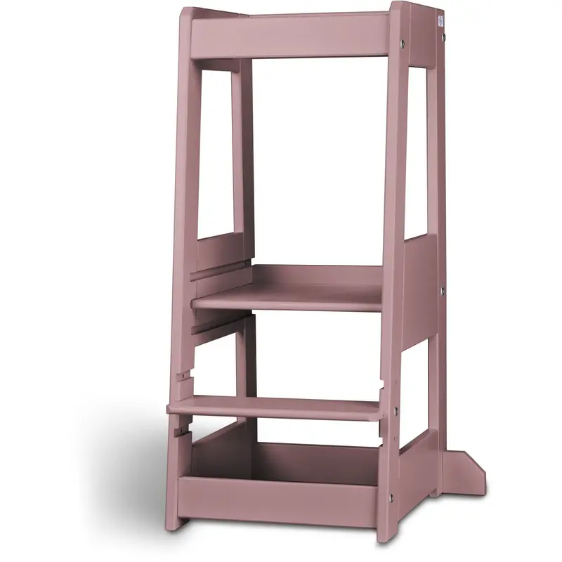 Tissi® Oriental Rosa Laquer Felix Learning Tower Solid Beech 1