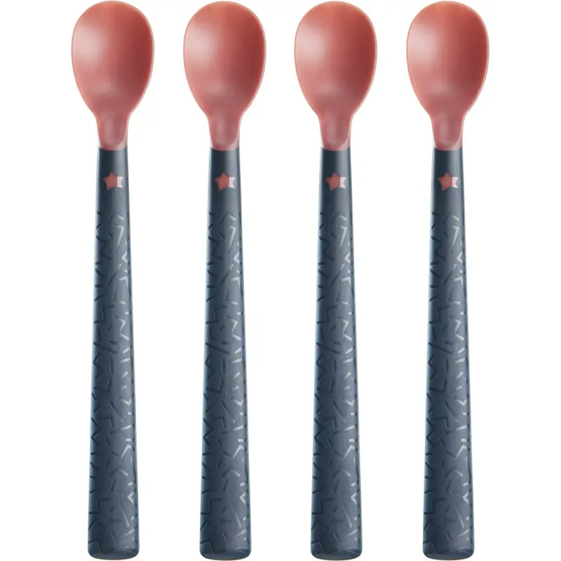 Tommee Tippee 4 X Heat Sense Weaning Spoons 4M+ 1