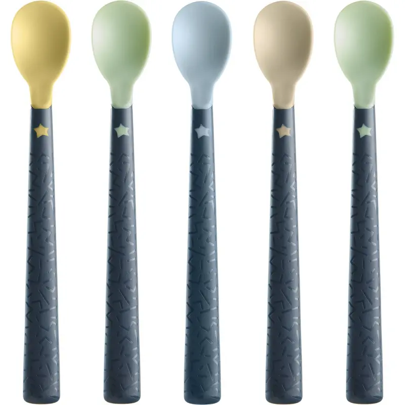 Tommee Tippee 5 X Softee Weaning Spoons 4M+ 1