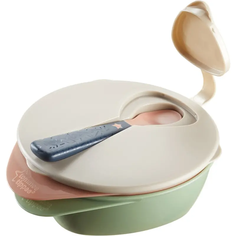 Tommee Tippee Easy Scoop Bowl Lid & Spoon 1