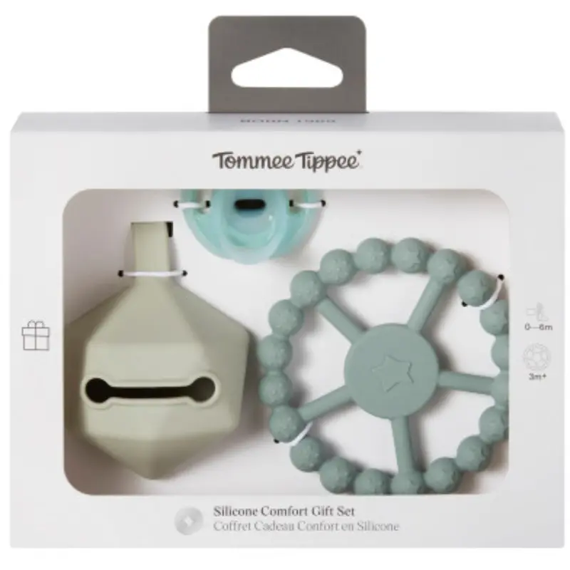 Tommee Tippee Silicone Giftset Green 1