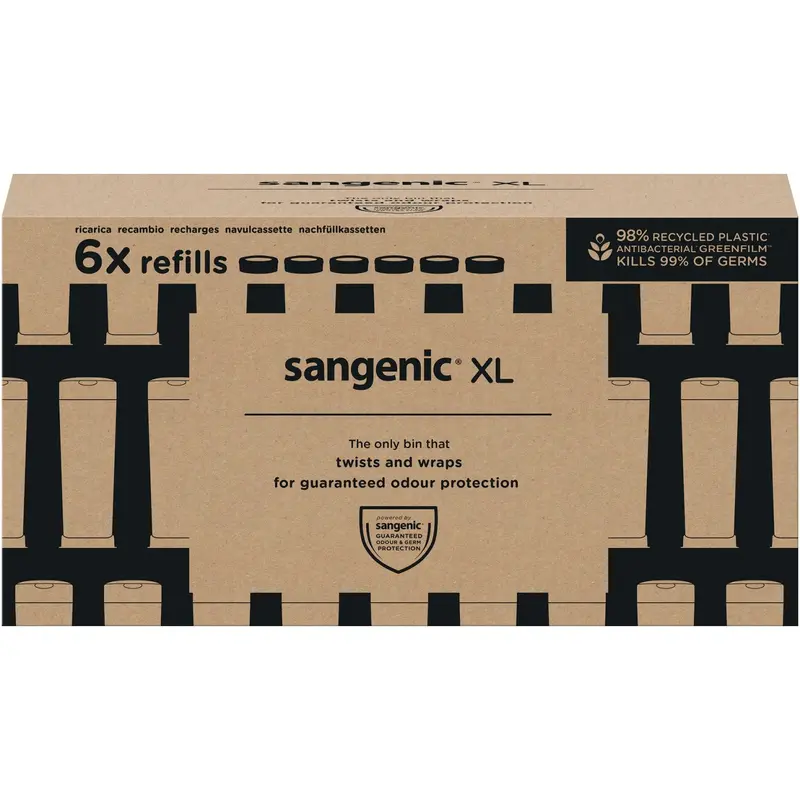 Tommee Tippee Twist & Click Sangenic Xl Refill 6-Pack 1
