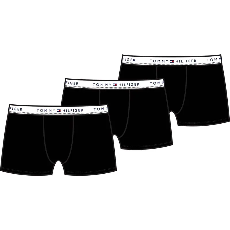 Tommy Hilfiger Black / Black / Black 3P Trunk 1