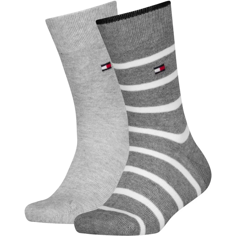 Tommy Hilfiger Black Th Kids Sock 2P Breton Stripe 1