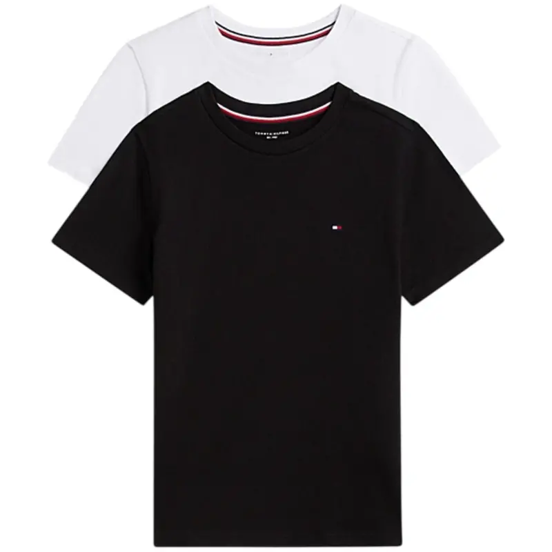 Tommy Hilfiger Black / White 2 Pk Ss Tee 1