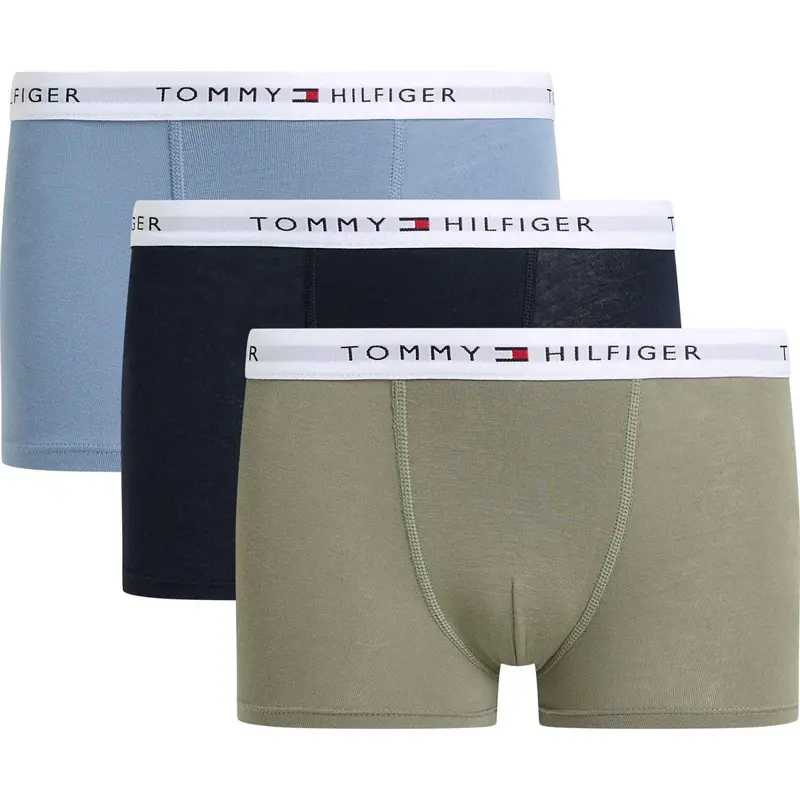 Tommy Hilfiger Brisk Blue / Utility Sage / Des Sky 3P Trunk 1