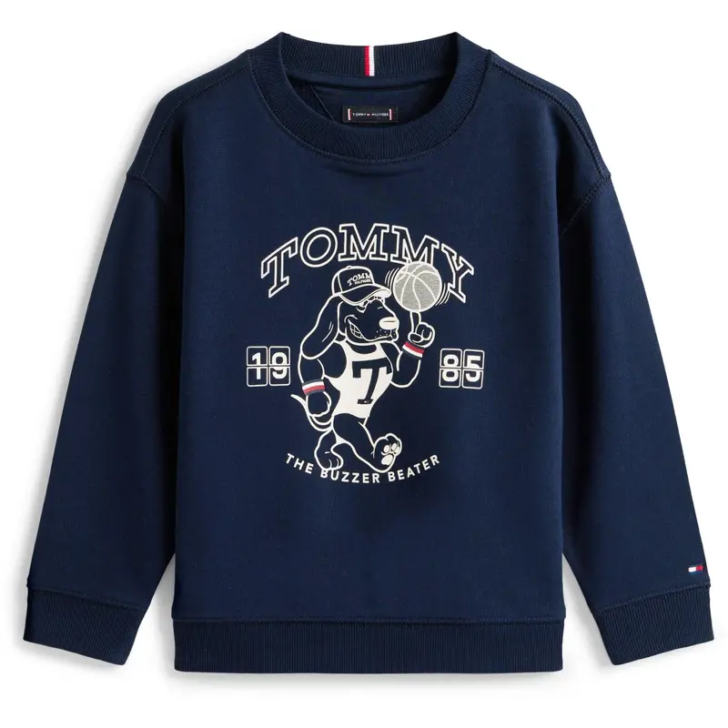 Tommy Hilfiger Dark Night Navy Lb Printed Graphic Sweatshirt 1