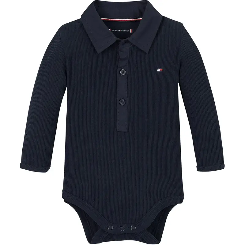 Tommy Hilfiger Dark Night Navy Rib Body Ls 1