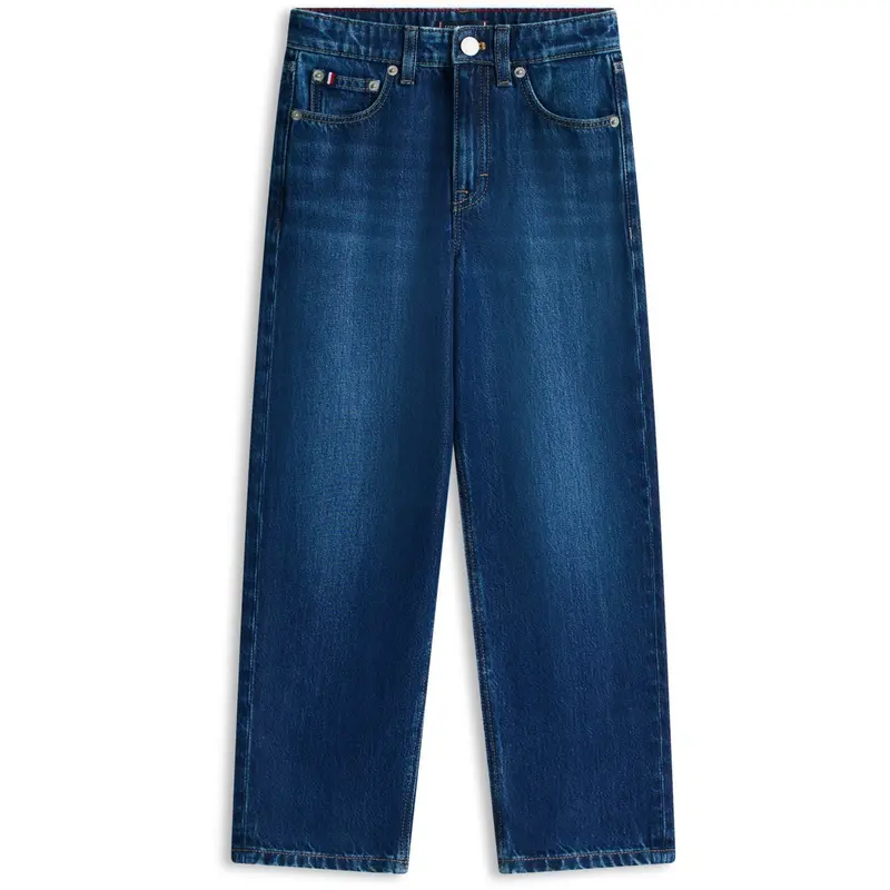 Tommy Hilfiger Darkused Barrel Dark Blue Jeans 1