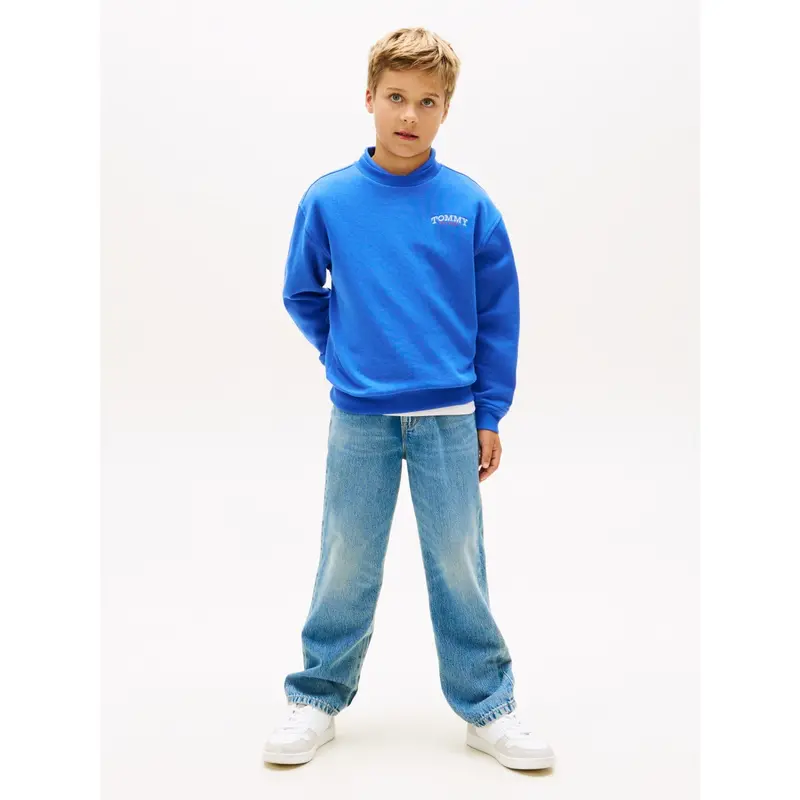 Tommy Hilfiger Empire Blue Monotype Graphic Sweatshirt 2