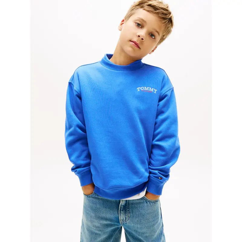 Tommy Hilfiger Empire Blue Monotype Graphic Sweatshirt 3