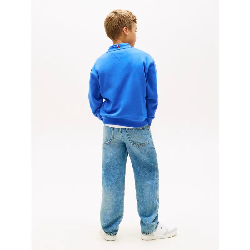 Tommy Hilfiger Empire Blue Monotype Graphic Sweatshirt 5