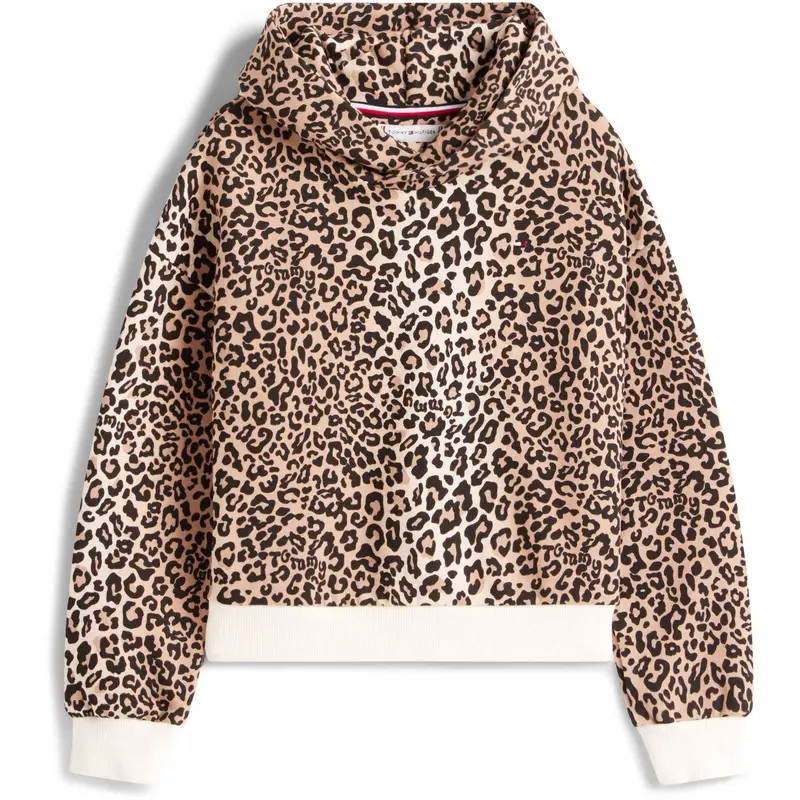 Tommy Hilfiger Leopard Print Leopard Hoodie 1