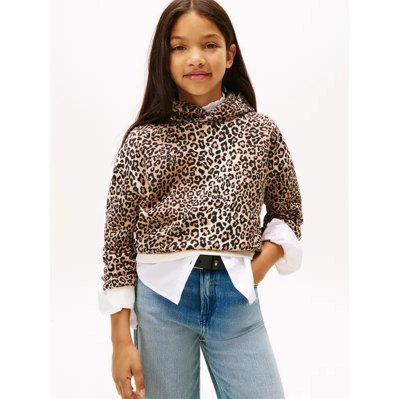 Tommy Hilfiger Leopard Print Leopard Hoodie 2