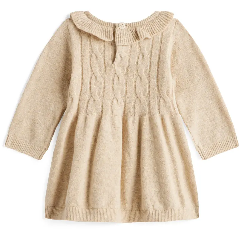 Tommy Hilfiger Malted Milk Heather Cable Sweater Dress Ls 2