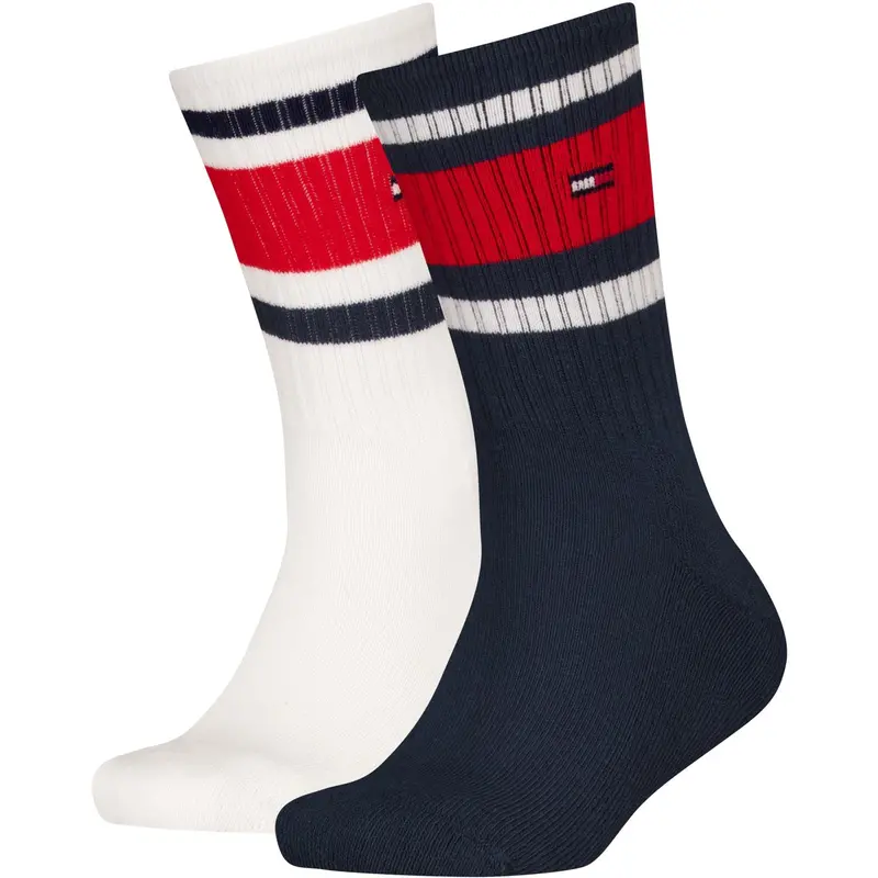 Tommy Hilfiger Navy Th Kids Sock 2P Sport Stripe 1