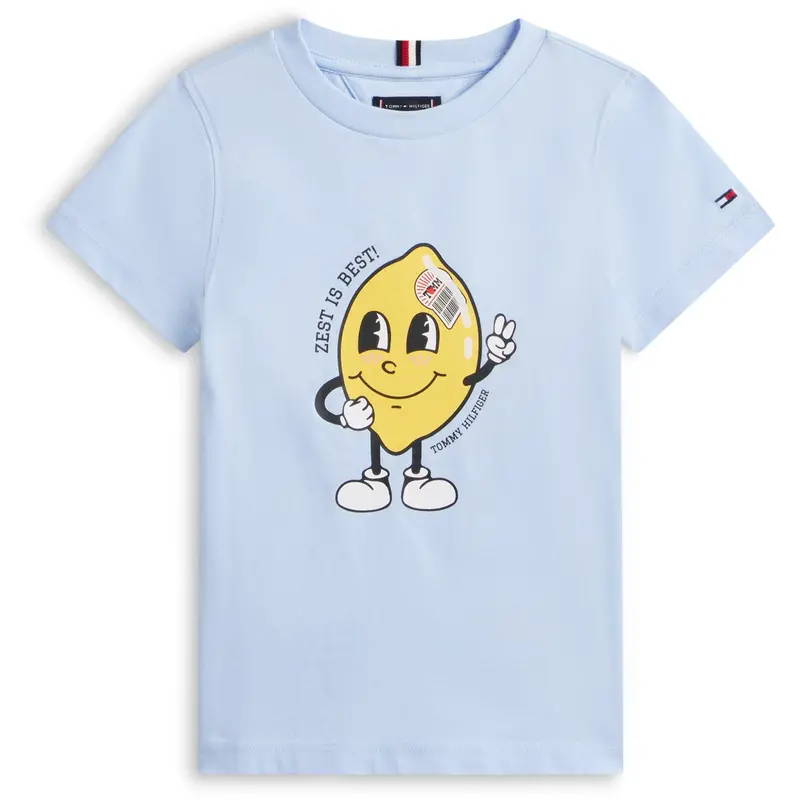 Tommy Hilfiger Sweet Blue Lb Fun Print Graphic T-Shirt 1