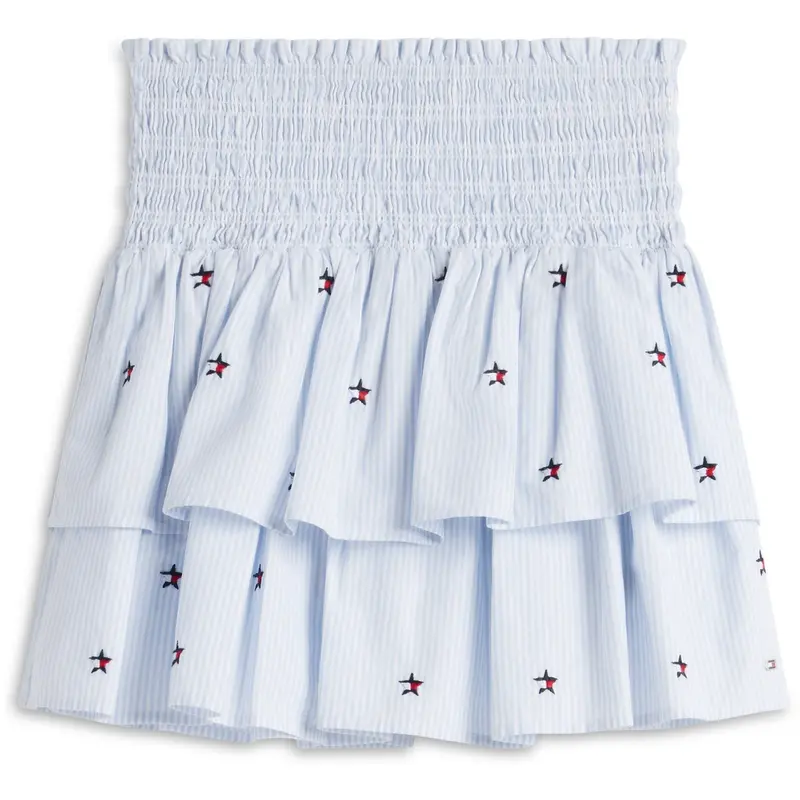 Tommy Hilfiger Sweet Blue Stripes Star Stripes Skirt 1
