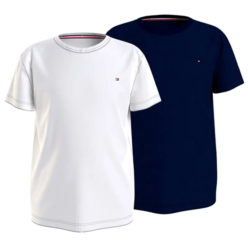 Tommy Hilfiger T-Shirts 2-Pak Desert Sky/White 1
