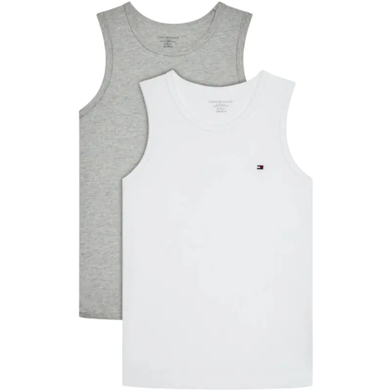 Tommy Hilfiger Tommy Hilfiger Tank Top 2-Pak White/Medium Grey Heather 1