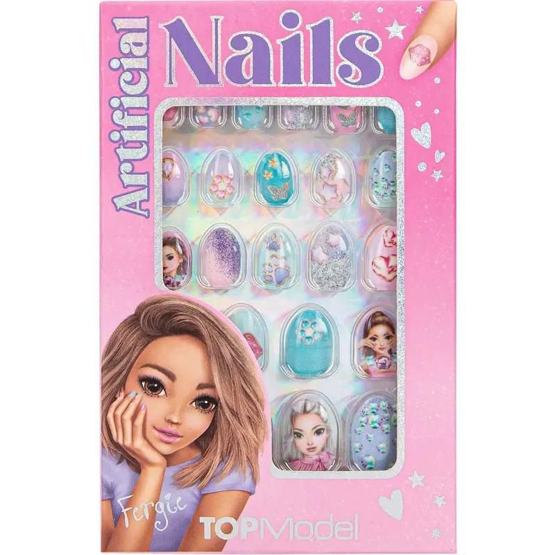 Topmodel Beauty And Me Artifical Nails Glitter 1