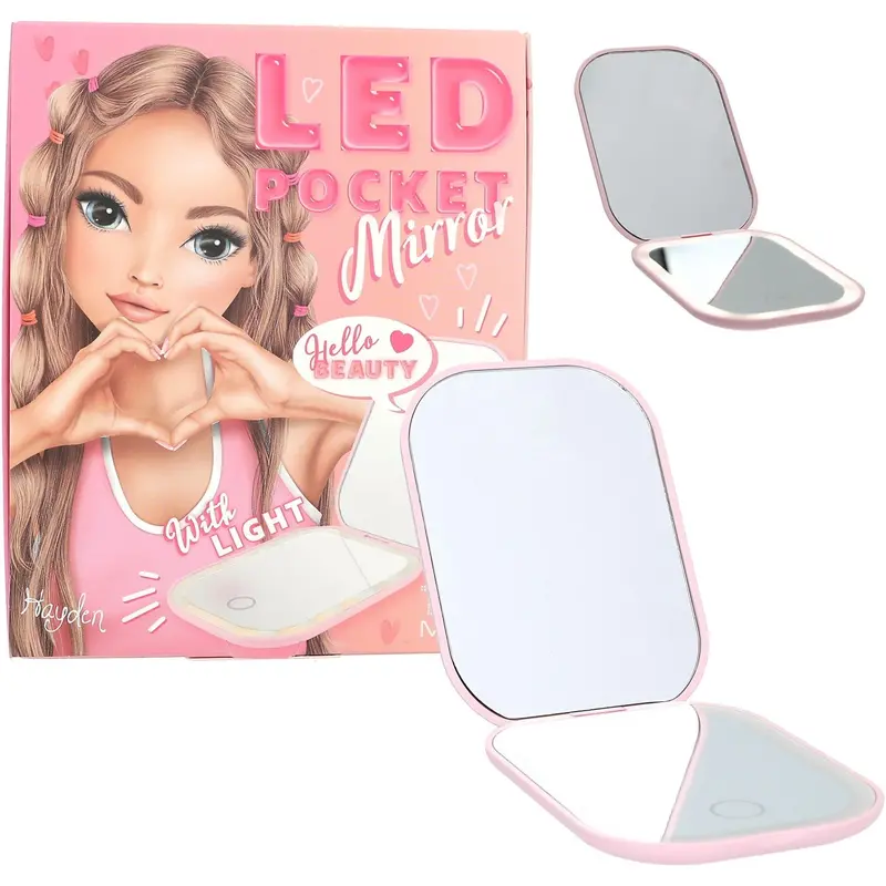 Topmodel Beauty And Me Foldable Pocket Mirror With Led 1