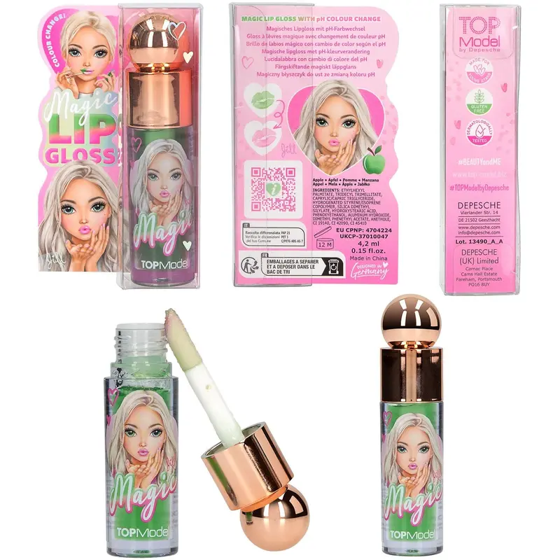 Topmodel Beauty And Me Magic Lip Gloss Green 1