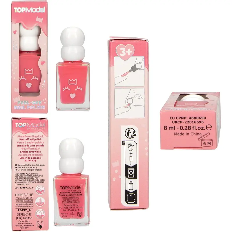 Topmodel Beauty And Me Nail Polish Pink 1
