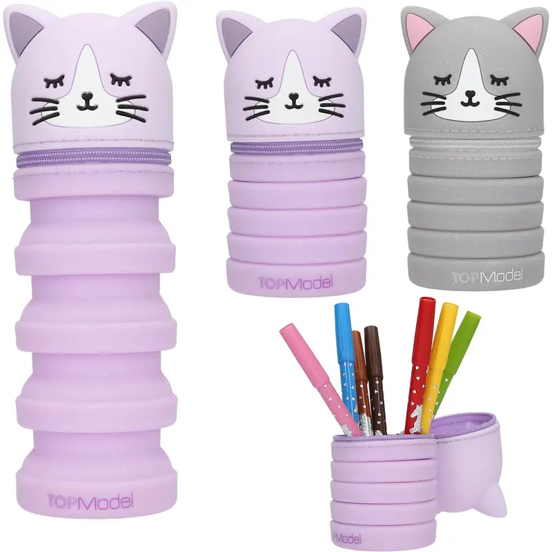 Topmodel Blooming Kitty Silicone Pencil Tube Assorted 1