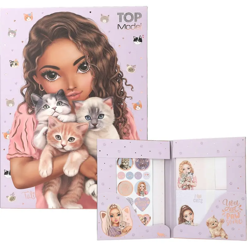 Topmodel Cat Love Stationairy Set 1