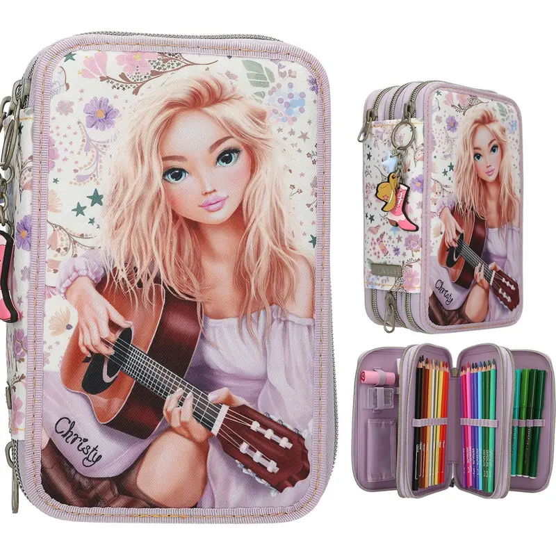 Topmodel Cowgirl Triple Pencil Case 1