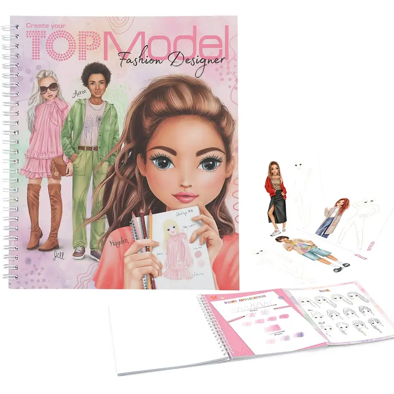 Topmodel Create Your Topmodel Colouring Book 1