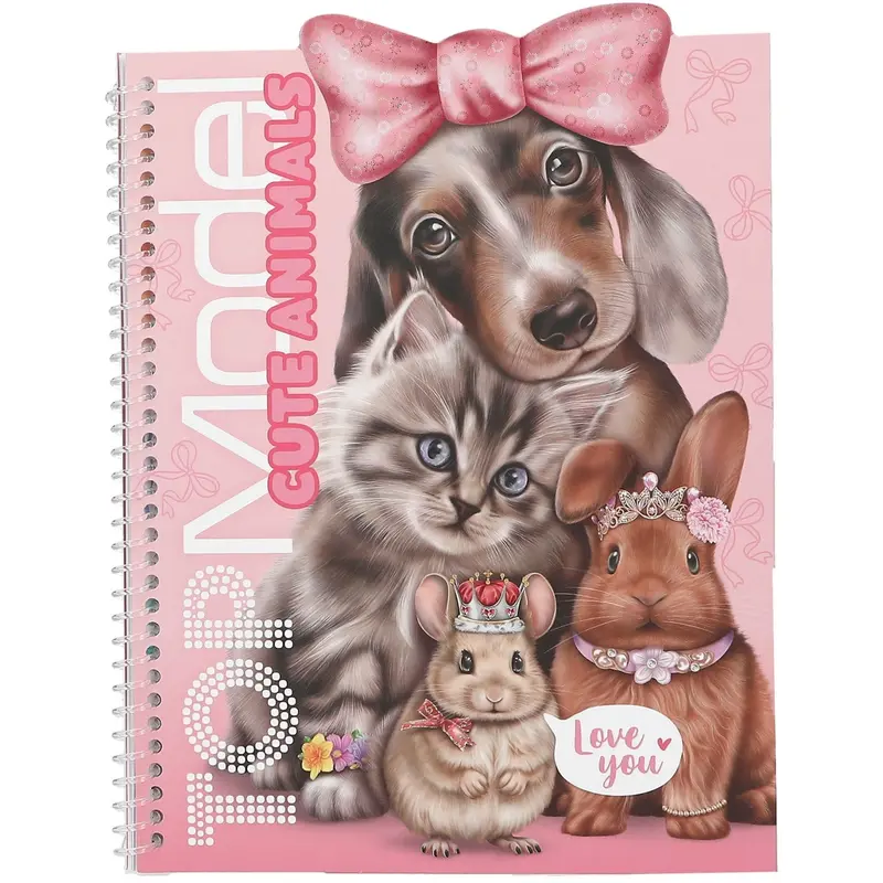 Topmodel Cute Animals Dress Me Up Stickers Book 1