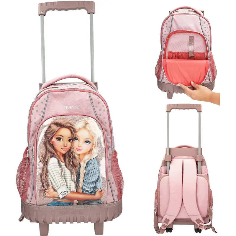 Topmodel Dots Schoolbackpack Trolley 1