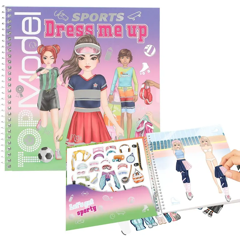 Topmodel Dress Me Up Sport Stickerbook 1