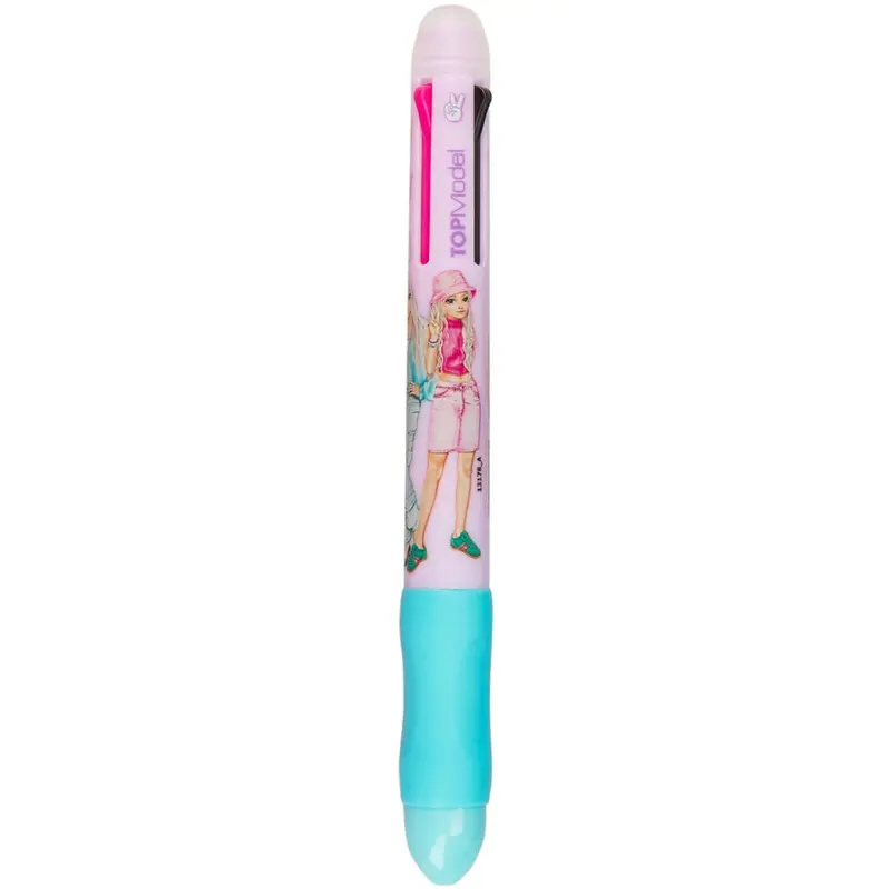 Topmodel Erasable Gel Pen 4 Colours Blue 1