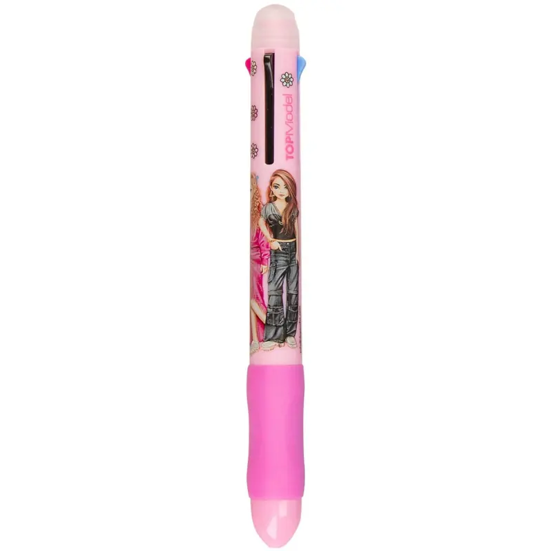 Topmodel Erasable Gel Pen 4 Colours Pink 1
